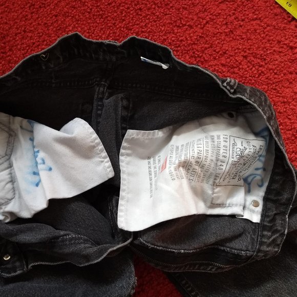 vintage Levi's men's 550 black jeans 🎈host pick 🎈 - Picture 13 of 15